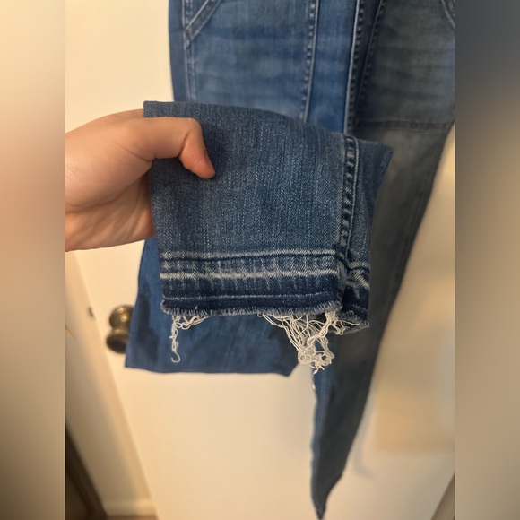 Madewell Madewell Stovepipe Overalls Raw Hem Edition Womens Size M - Picture 4 of 8